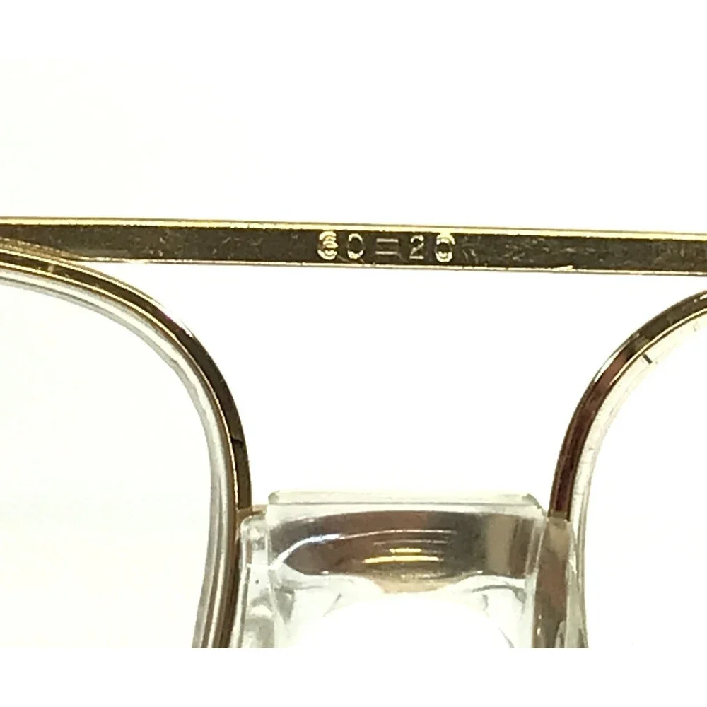 Vintage Tiffany Eyeglasses Frames COREY 096 Blue Marble Gold Aviators 50-20-145